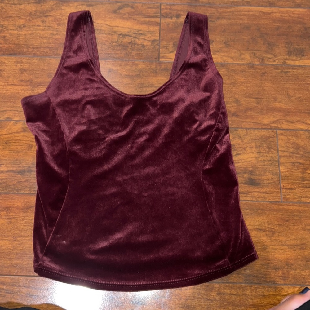 Vintage Velvet Crop Top